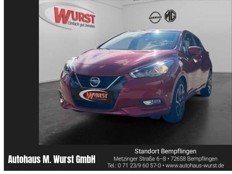 Nissan Micra N-WAY EU6d 1.0 IG-T Xtronic 92 PS Klima Bluetooth AppleCarplay Sitzheizung