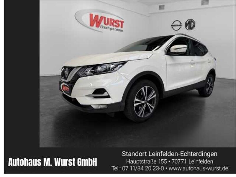 Nissan Qashqai Zama 140PS AHK abnehmbar PGD 360°AVM Allwetterreifen Navi Wartung neu